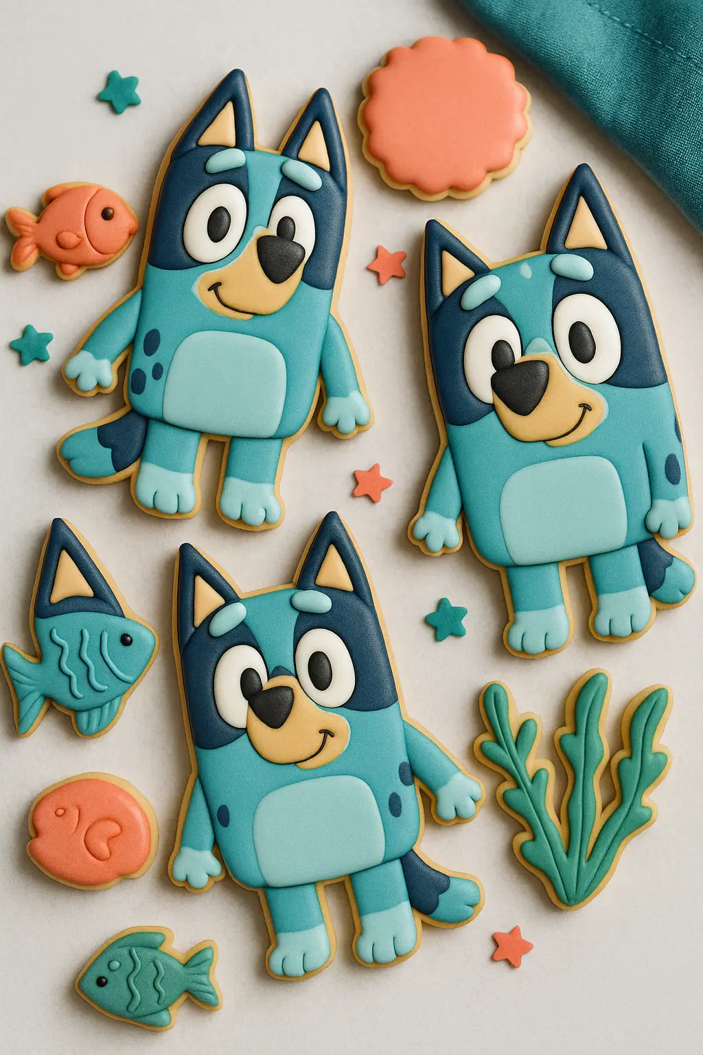 Cortadores de bolachas bluey
